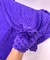 Purple Minky Dot Fabric by the Yard, 60" Wide Ultra-Soft Plush Minky Fabric for Baby Blankets, Nursery Decor, Plush Toys & Sewing